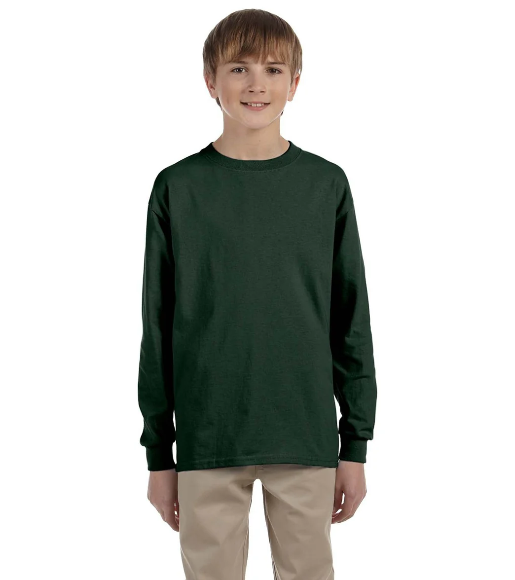 Jerzees Youth DRI-POWER Active Long Sleeve T-Shirt - Image 36
