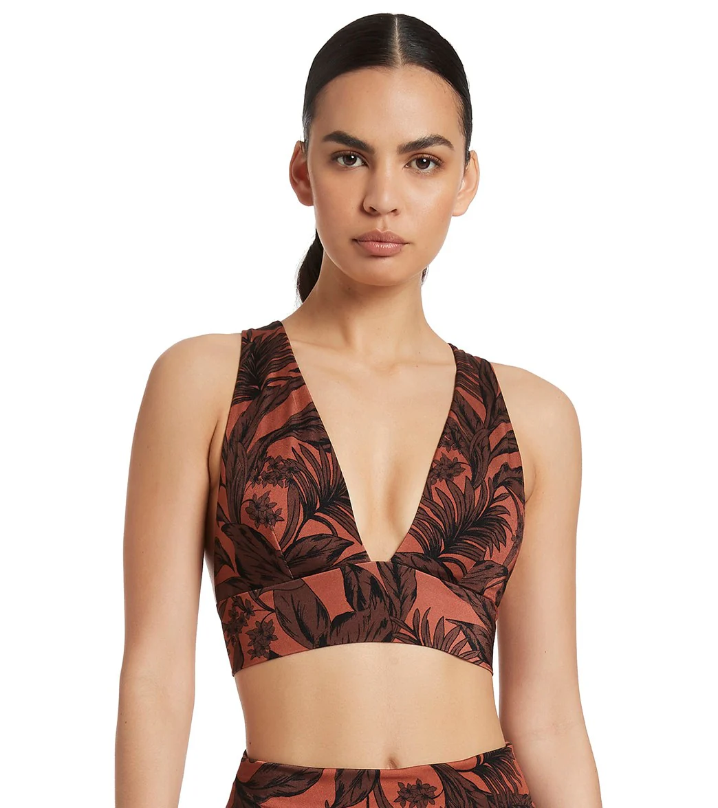 Jets Swimwear Australia Women's Desert Palm Triangle Bikini Top - Image 9
