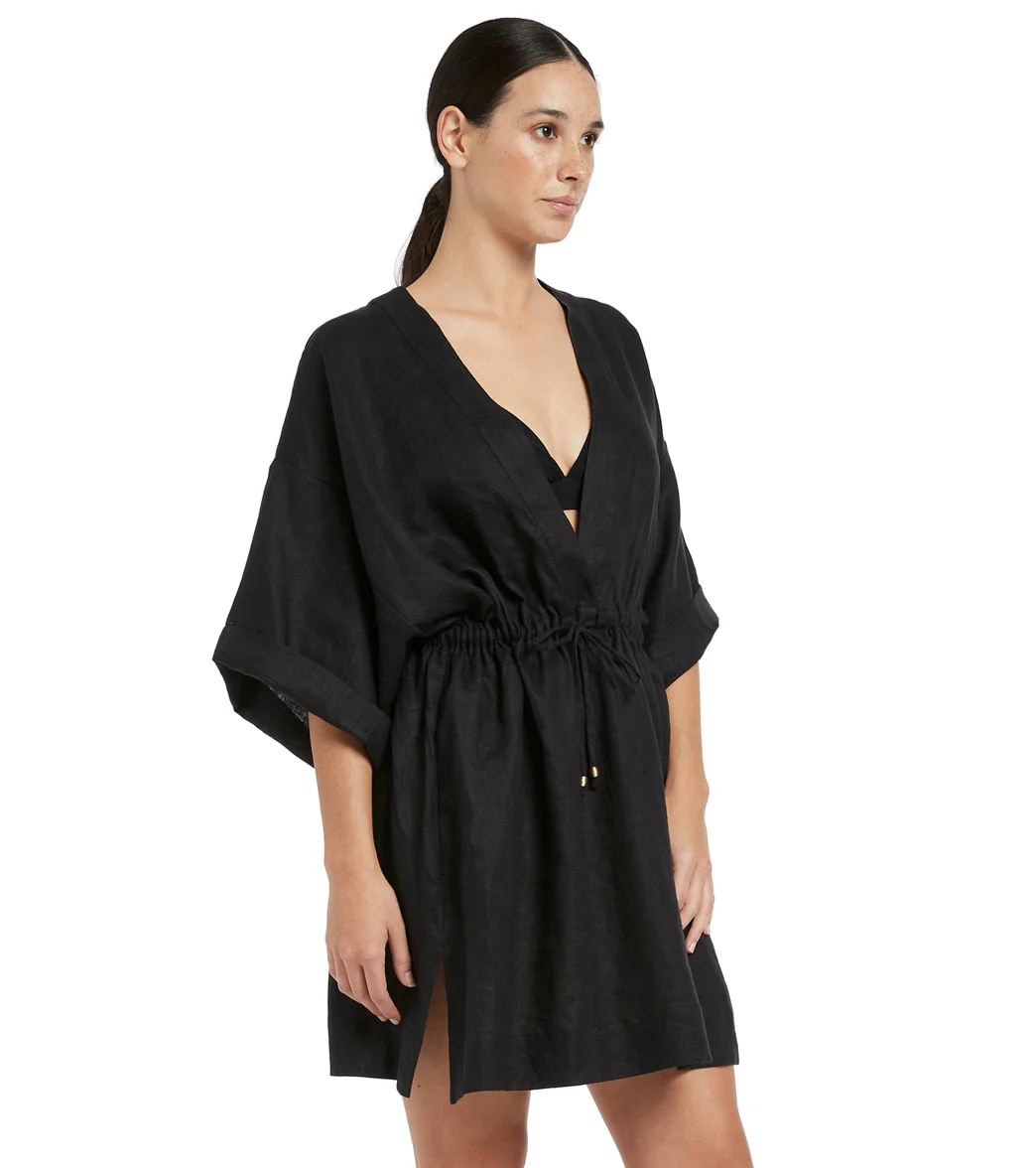 Jets Swimwear Australia Women's Jetset Gather Front Kaftan - Image 8