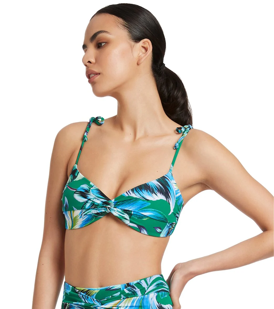 Jets Swimwear Australia Women's Viva Twist Front Bikini Top - Image 2