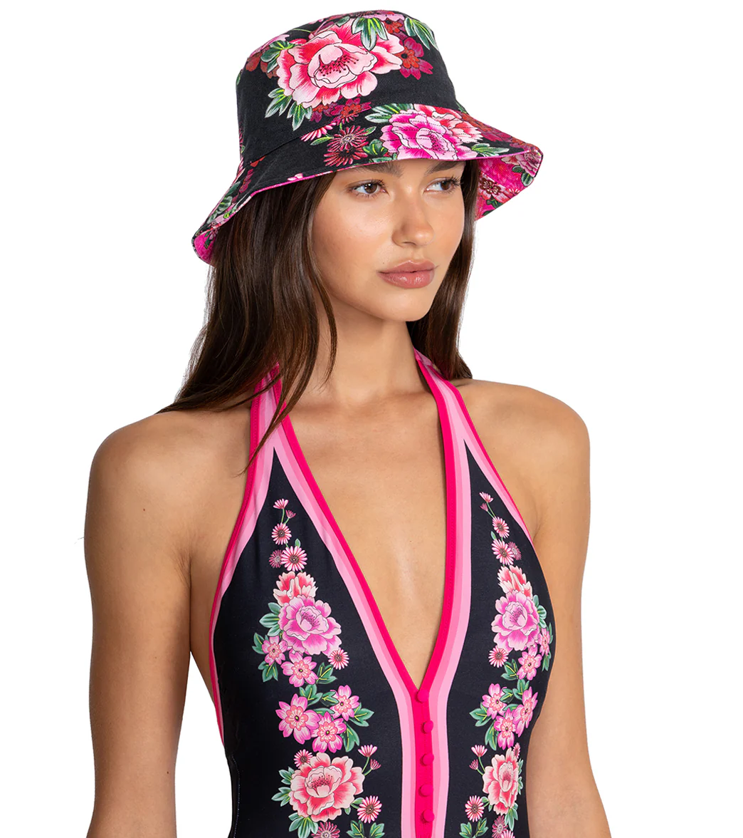 Johnny Was Blum Reversible Bucket Hat - Image 3