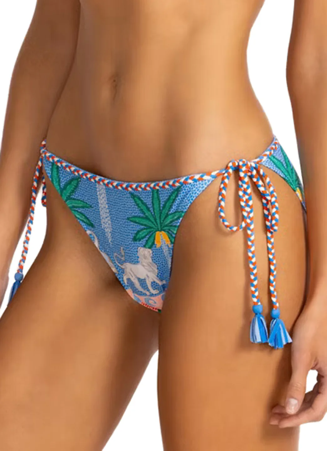 Johnny Was Women's Johnny Was x Paolita Circe's Garden Braid String Bikini Bottom - Image 2