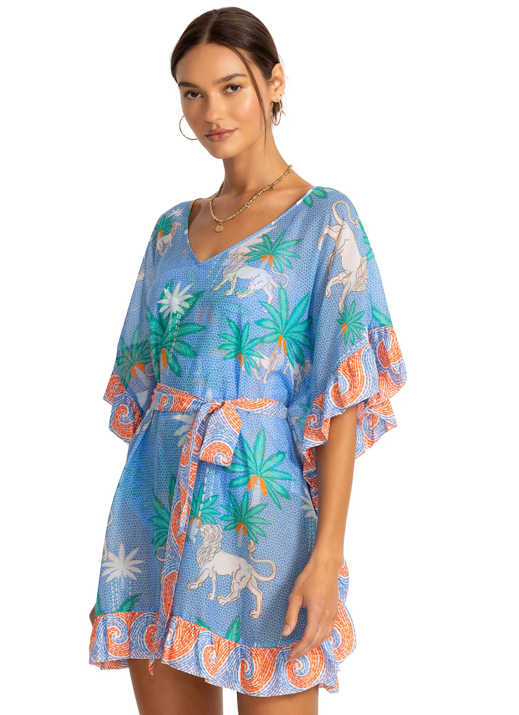 Johnny Was Women's Johnny Was x Paolita Circe's Garden Tulum Kaftan - Image 4