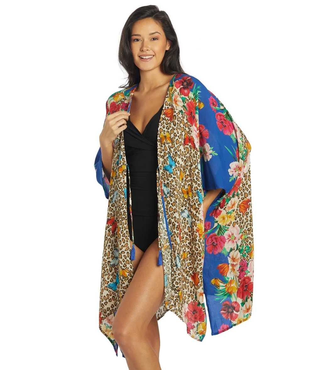 Johnny Was Women's Mayflower Short Kimono Cover Up - Image 5