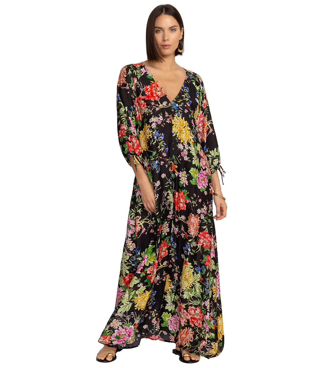 Johnny Was Women's Metalli Mix Long Dress - Image 2