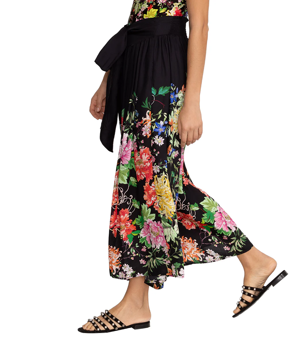Johnny Was Women's Metalli Notte Palazzo Cropped Pant - Image 2