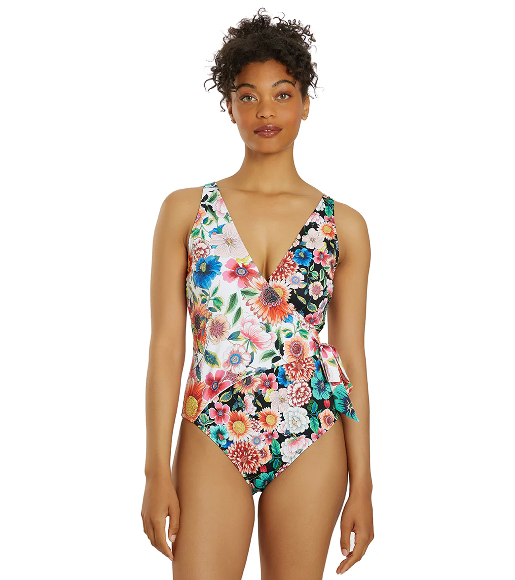 Johnny Was Women's Mirror and Evening Palace Wrap One Piece Swimsuit - Image 6