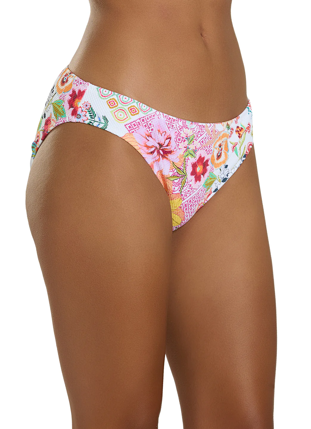 Johnny Was Women's Paula Reverse Pique Hipster Bikini Bottom - Image 4
