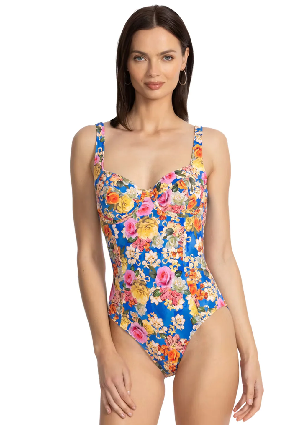 Johnny Was Women's Pauline Underwire Tank One Piece Swimsuit - Image 7