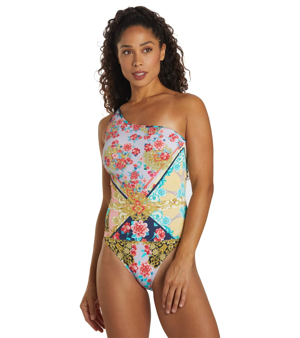 Johnny Was Women's Raina One Shoulder One Piece Swimsuit - Image 7