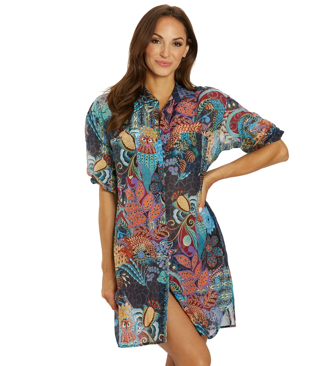 Johnny Was Women's Shirt Cover Up Dress - Image 6