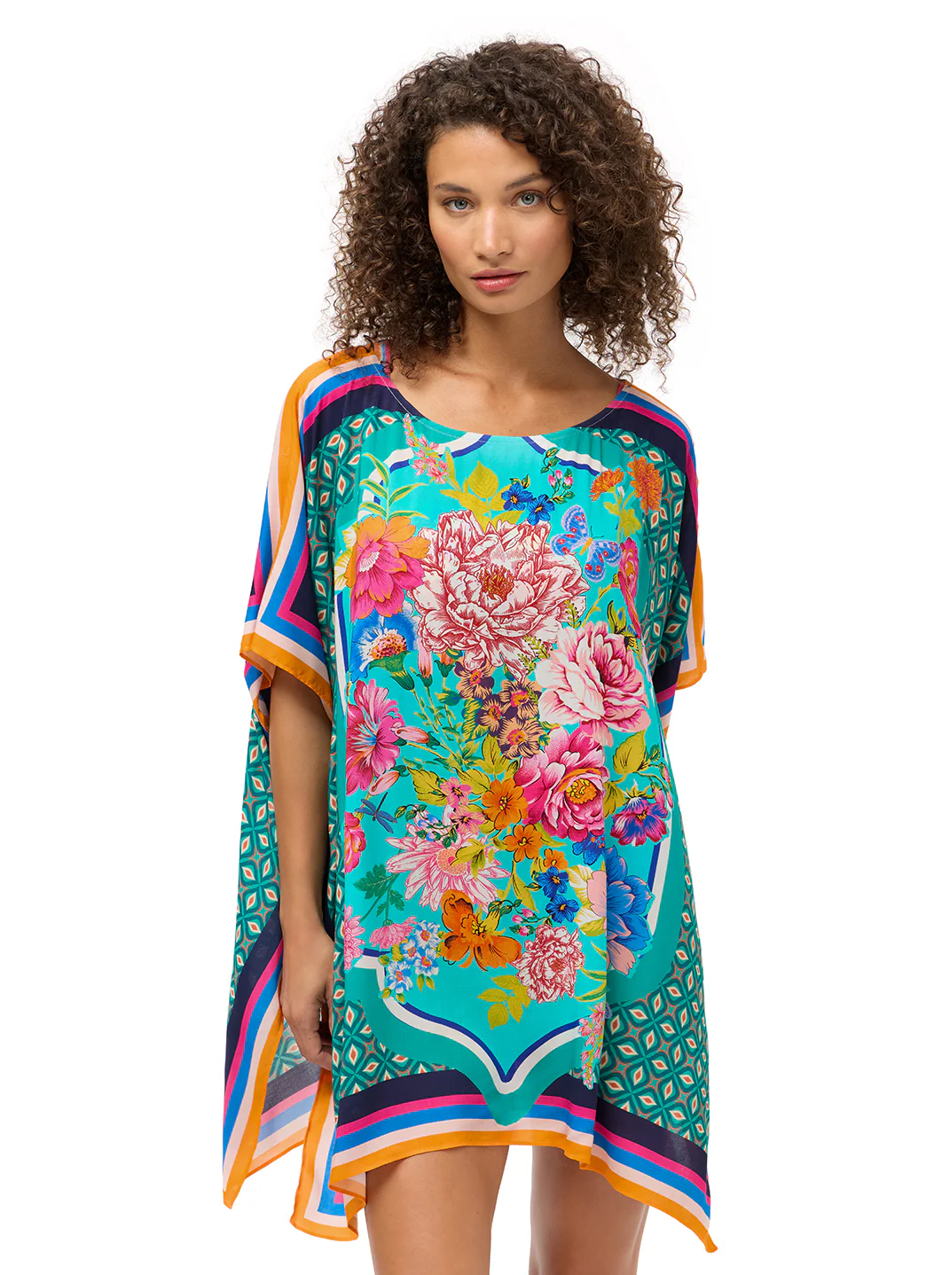Johnny Was Women's Sweetspire Boat Neck Kaftan Cover Up - Image 3
