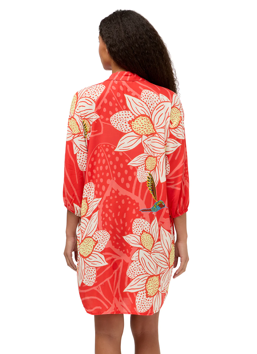 Johnny Was Women's Zerua JW x Ashley Percival Button Down Shirt Dress - Image 5