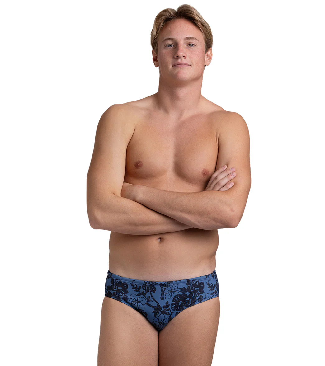 JOLYN Men's Brolyn Aloha Nights Printed Brief Swimsuit - Image 6