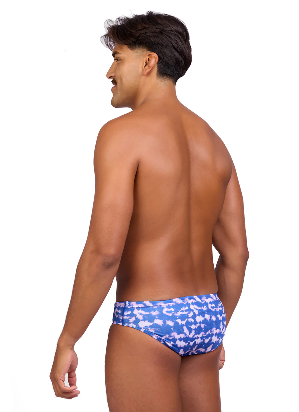 JOLYN Men's Brolyn Blue Tides Brief Swimsuit - Image 4