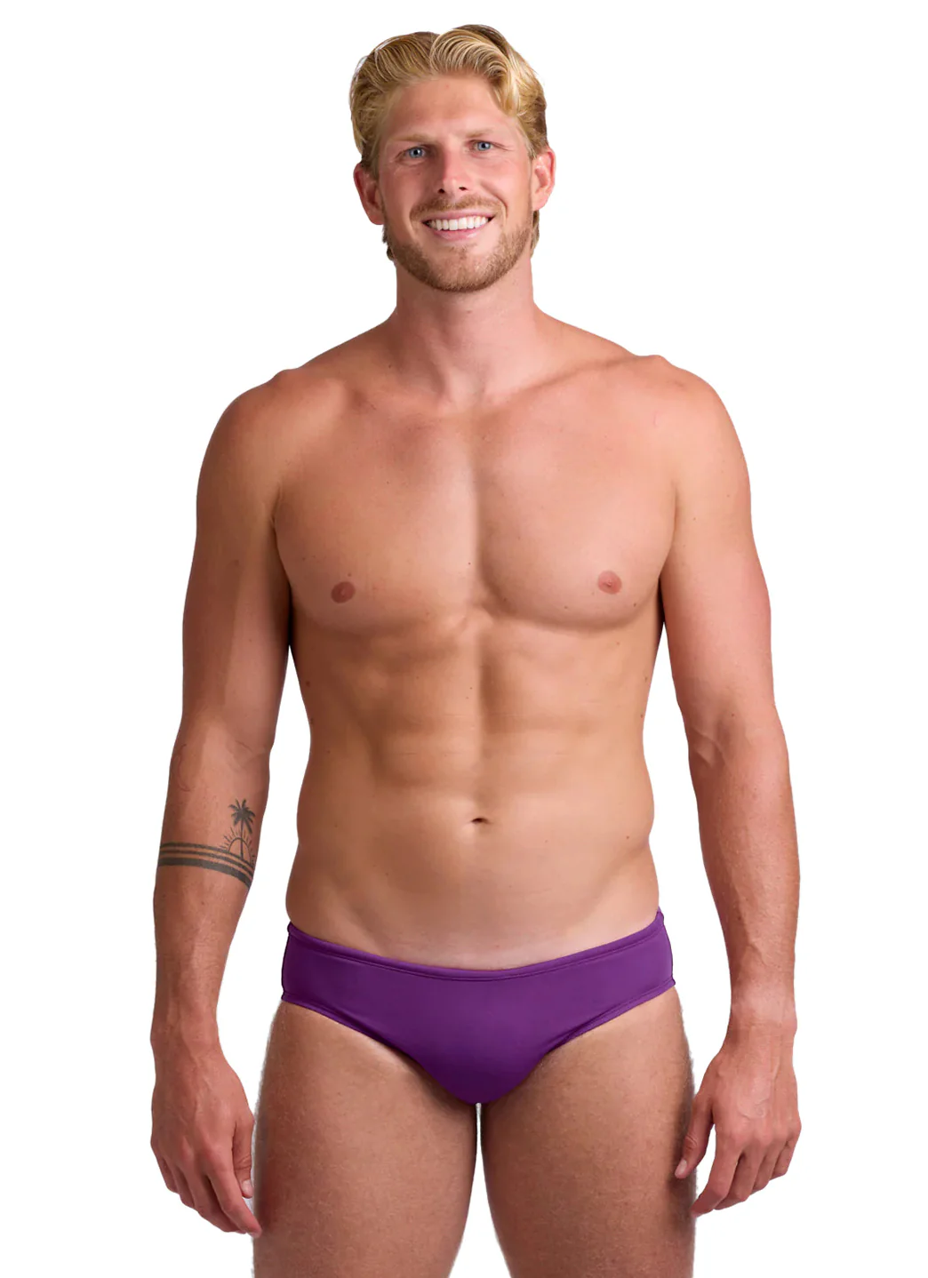 JOLYN Men's Brolyn Solid Brief Swimsuit - Image 159