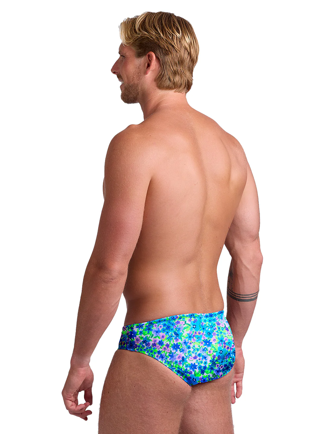 JOLYN Men's Flowerfield Brolyn Brief Swimsuit - Image 6
