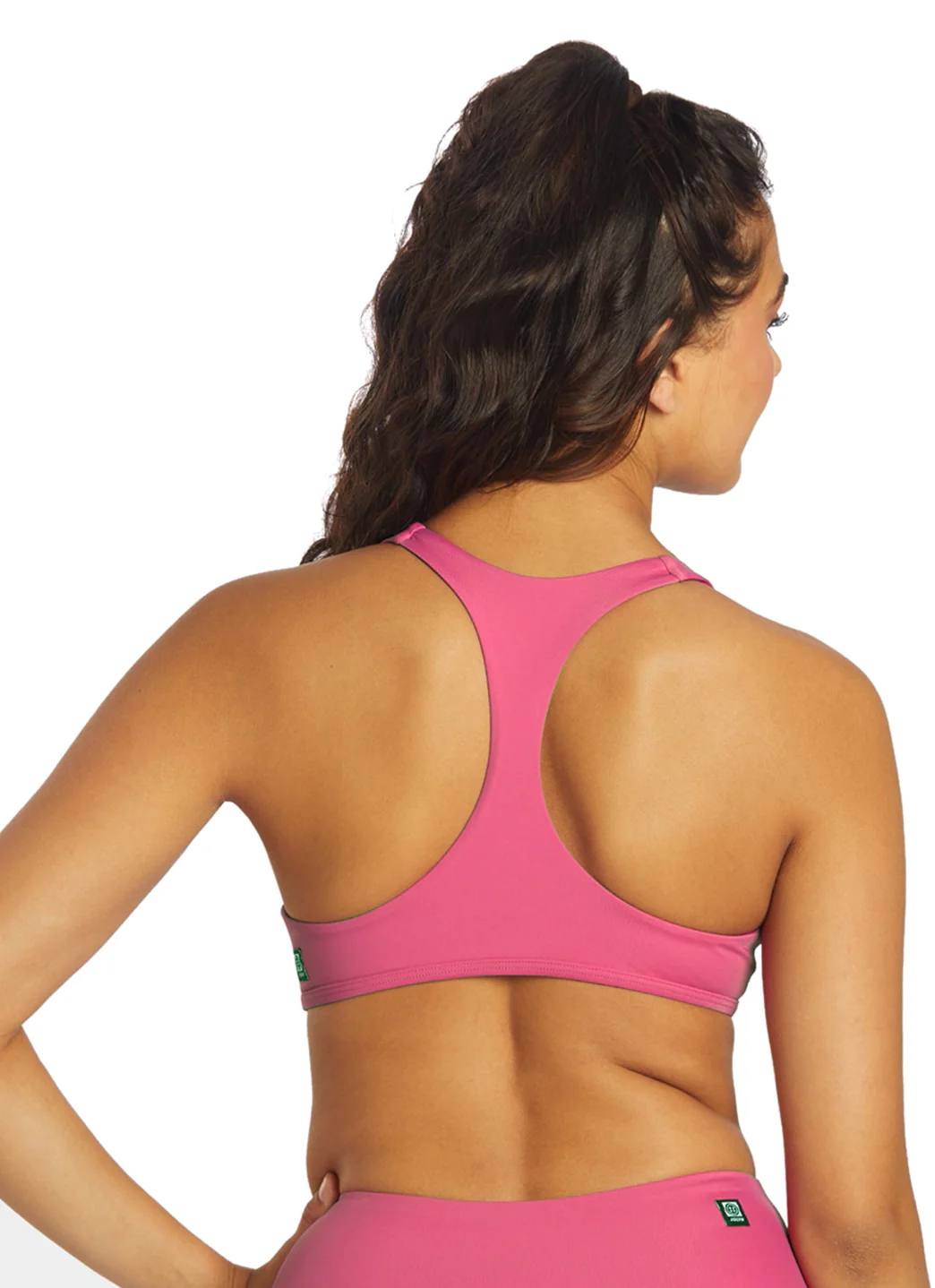 JOLYN Women's Aster Solid Racerback Bikini Top - Image 10
