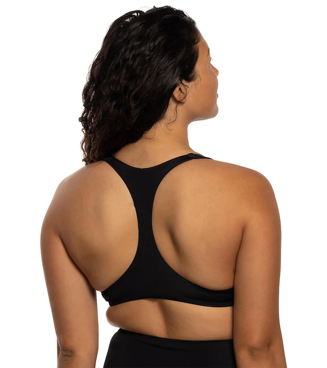 JOLYN Women's Aster Solid Racerback Bikini Top - Image 17