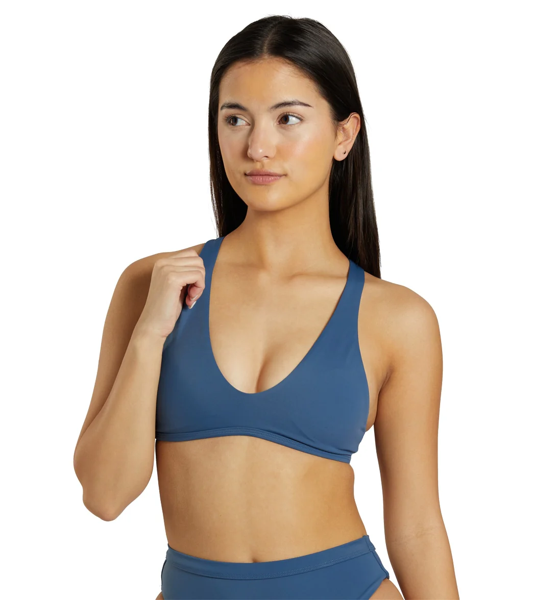 JOLYN Women's Aster Solid Racerback Bikini Top - Image 20