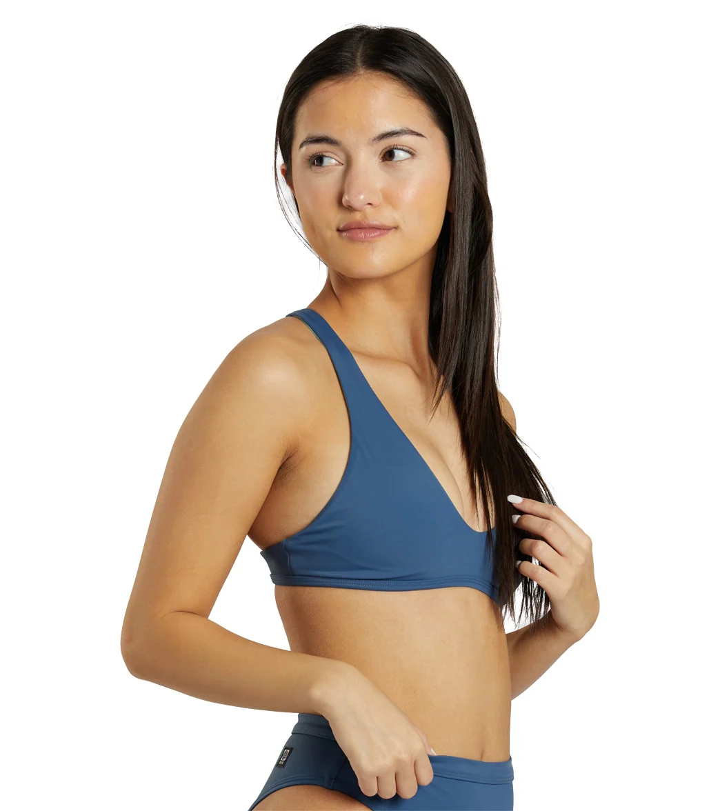 JOLYN Women's Aster Solid Racerback Bikini Top - Image 22