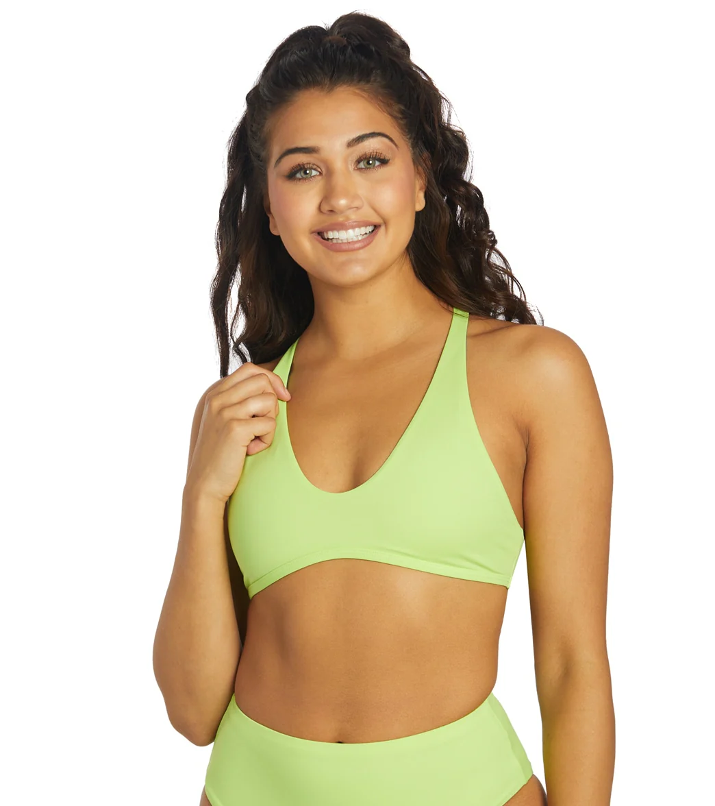 JOLYN Women's Aster Solid Racerback Bikini Top - Image 26