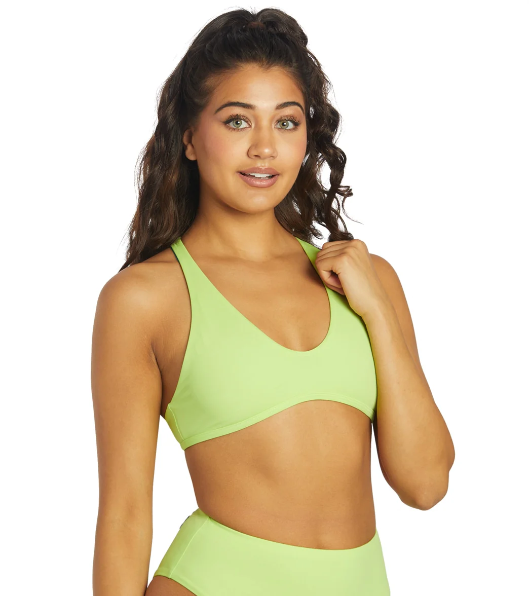 JOLYN Women's Aster Solid Racerback Bikini Top - Image 28