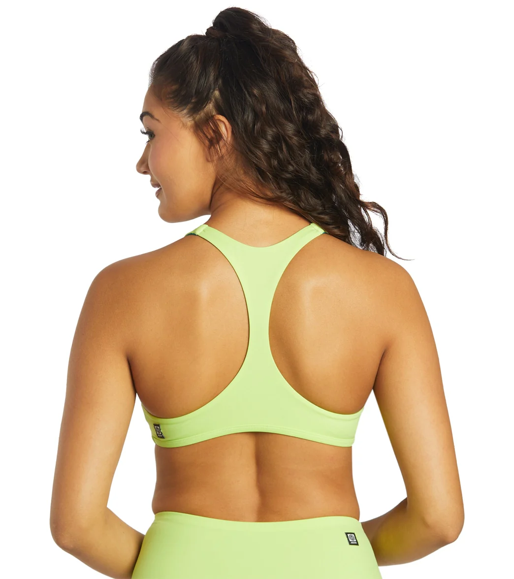 JOLYN Women's Aster Solid Racerback Bikini Top - Image 29