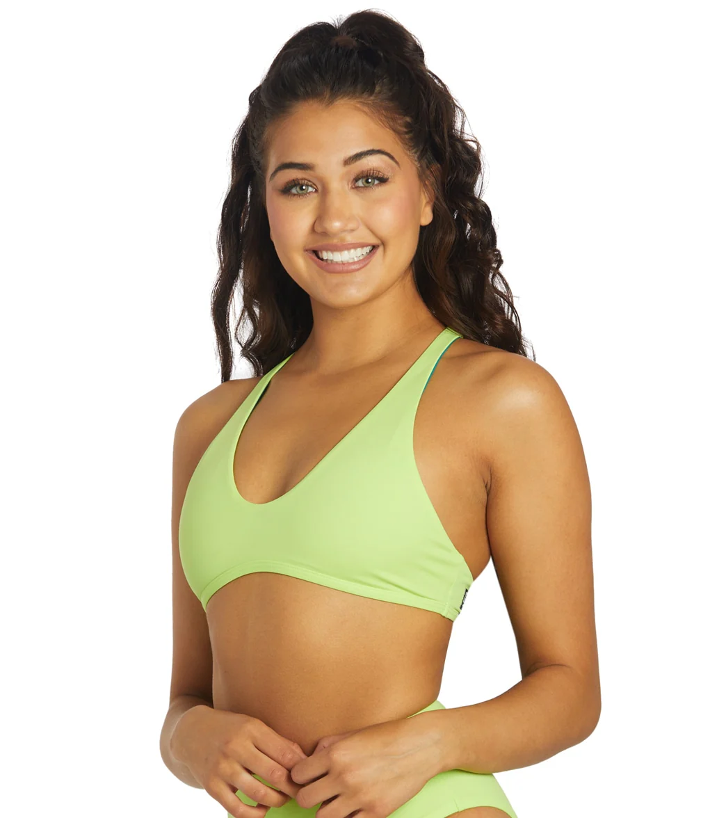 JOLYN Women's Aster Solid Racerback Bikini Top - Image 31
