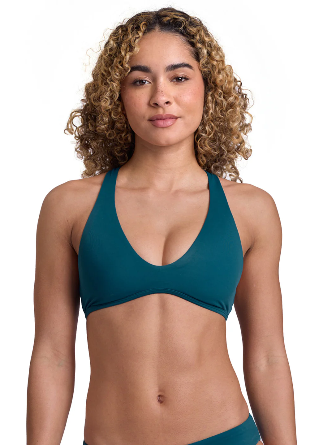 JOLYN Women's Aster Solid Racerback Bikini Top - Image 40