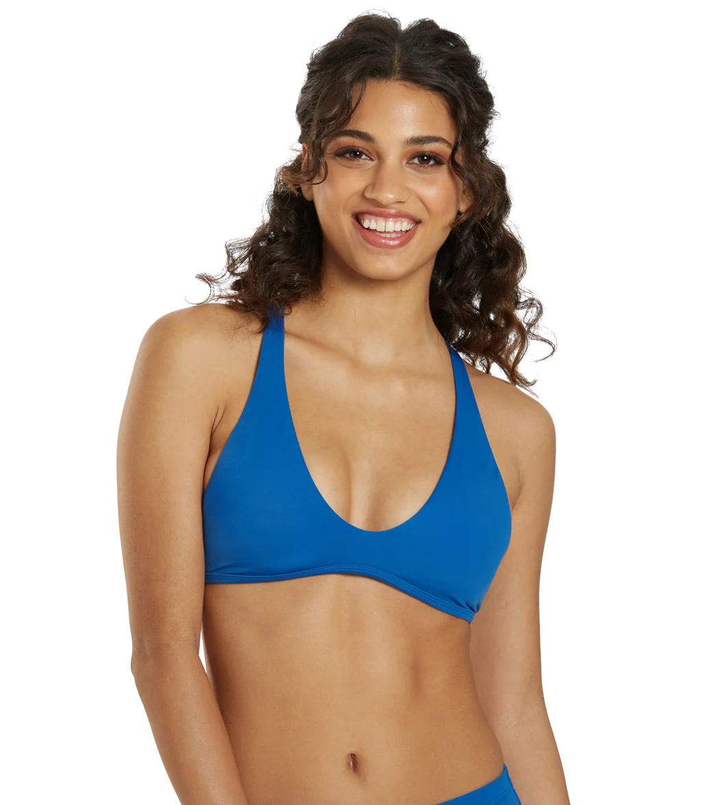 JOLYN Women's Aster Solid Racerback Bikini Top - Image 58