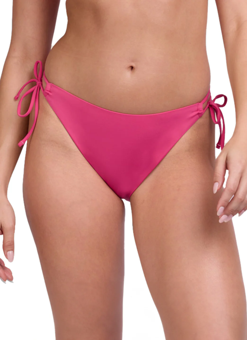JOLYN Women's Bella Solid Tie Side Bikini Bottom - Image 8
