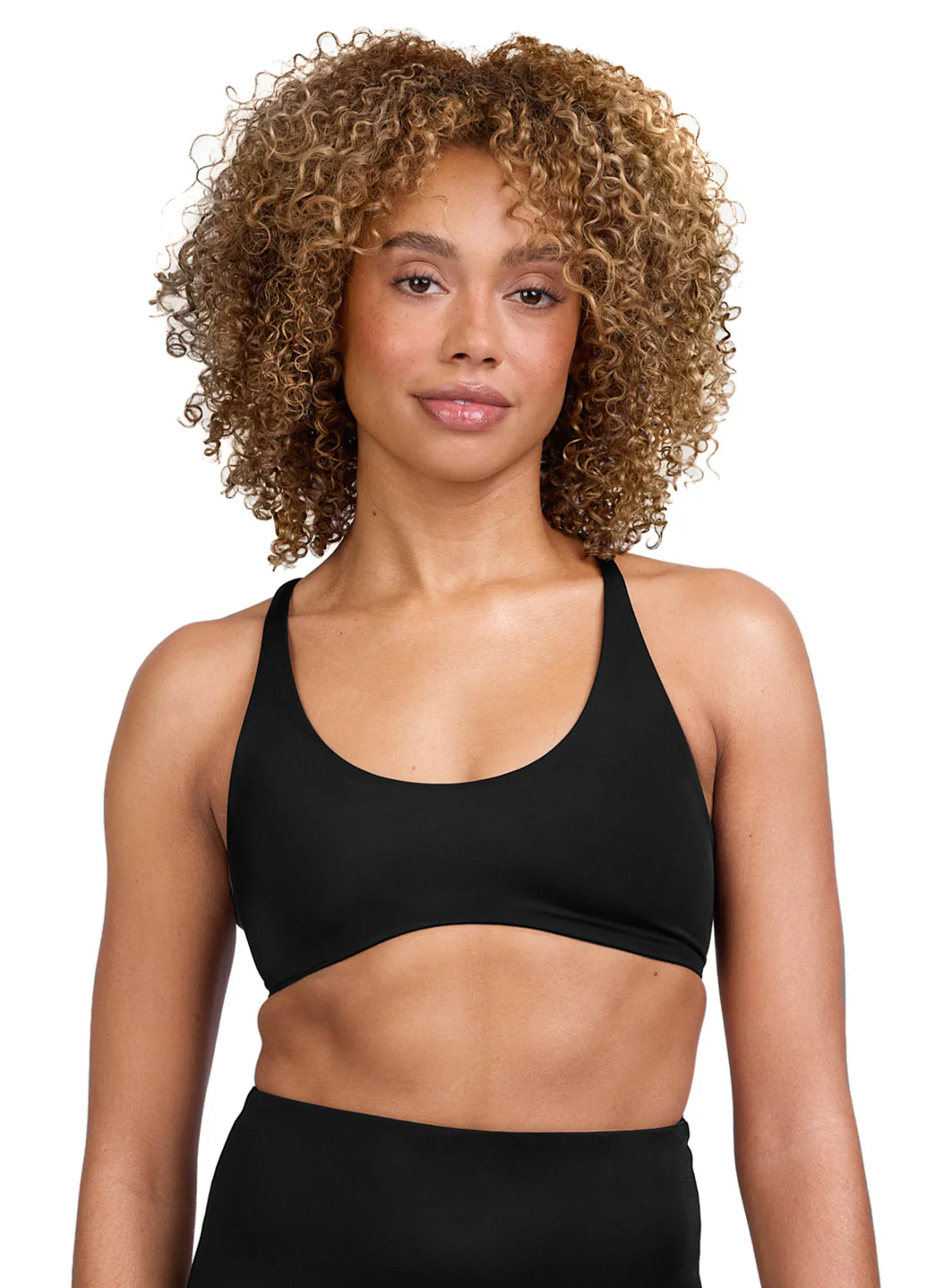 JOLYN Women's Blake Solid Tie-Back Bikini Top - Image 13