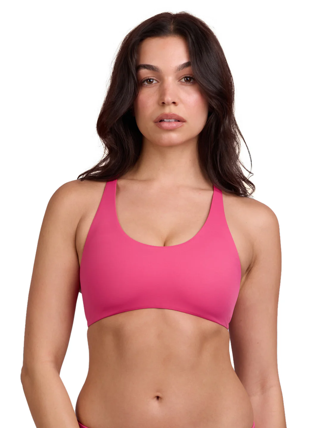 JOLYN Women's Blake Solid Tie-Back Bikini Top - Image 2
