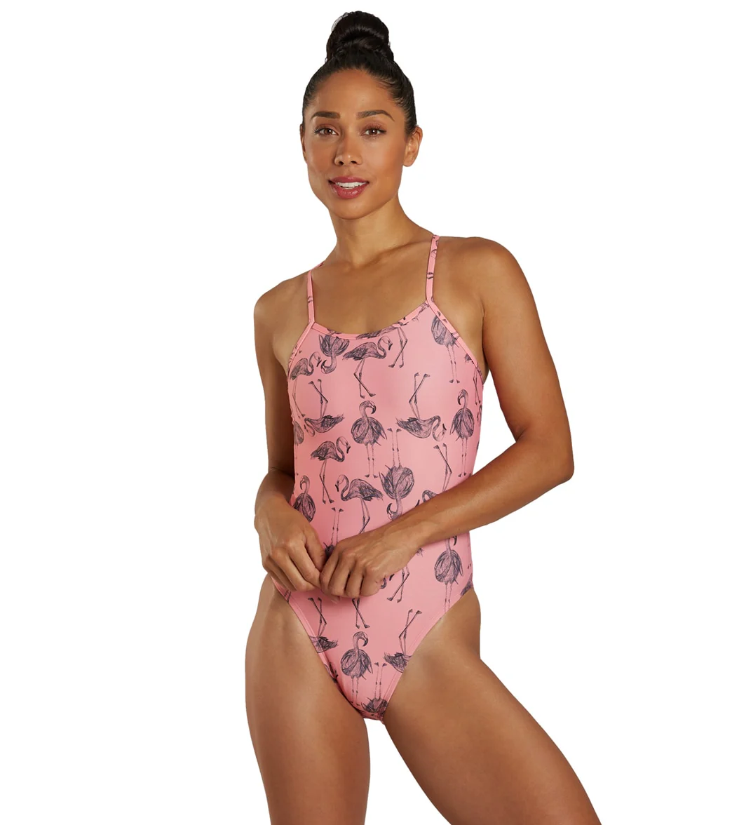 JOLYN Women's Brandon 2 Papaya Flammy One Piece Swimsuit - Image 7