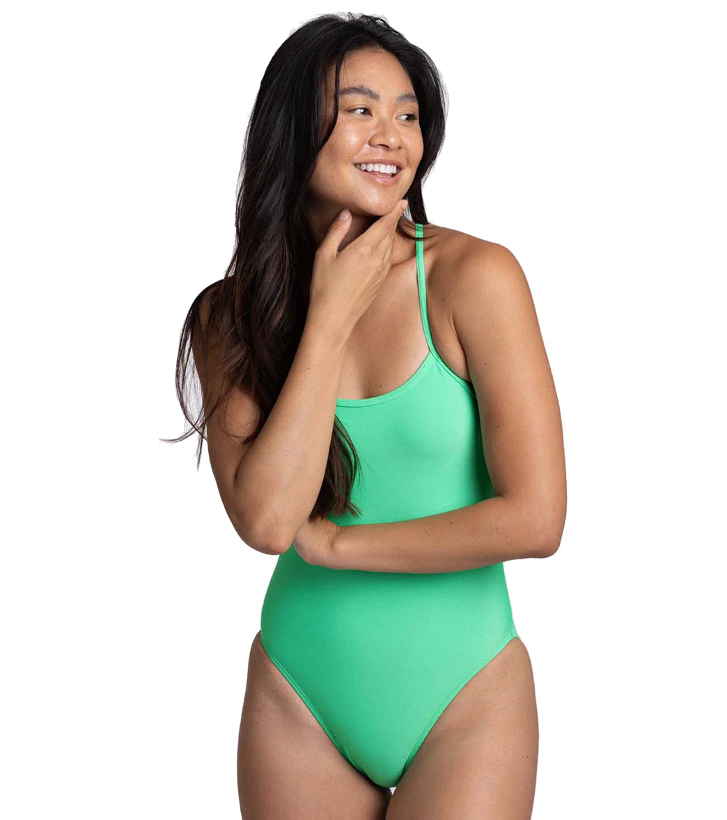 JOLYN Women's Brandon 2 Solid One Piece Swimsuit - Image 130