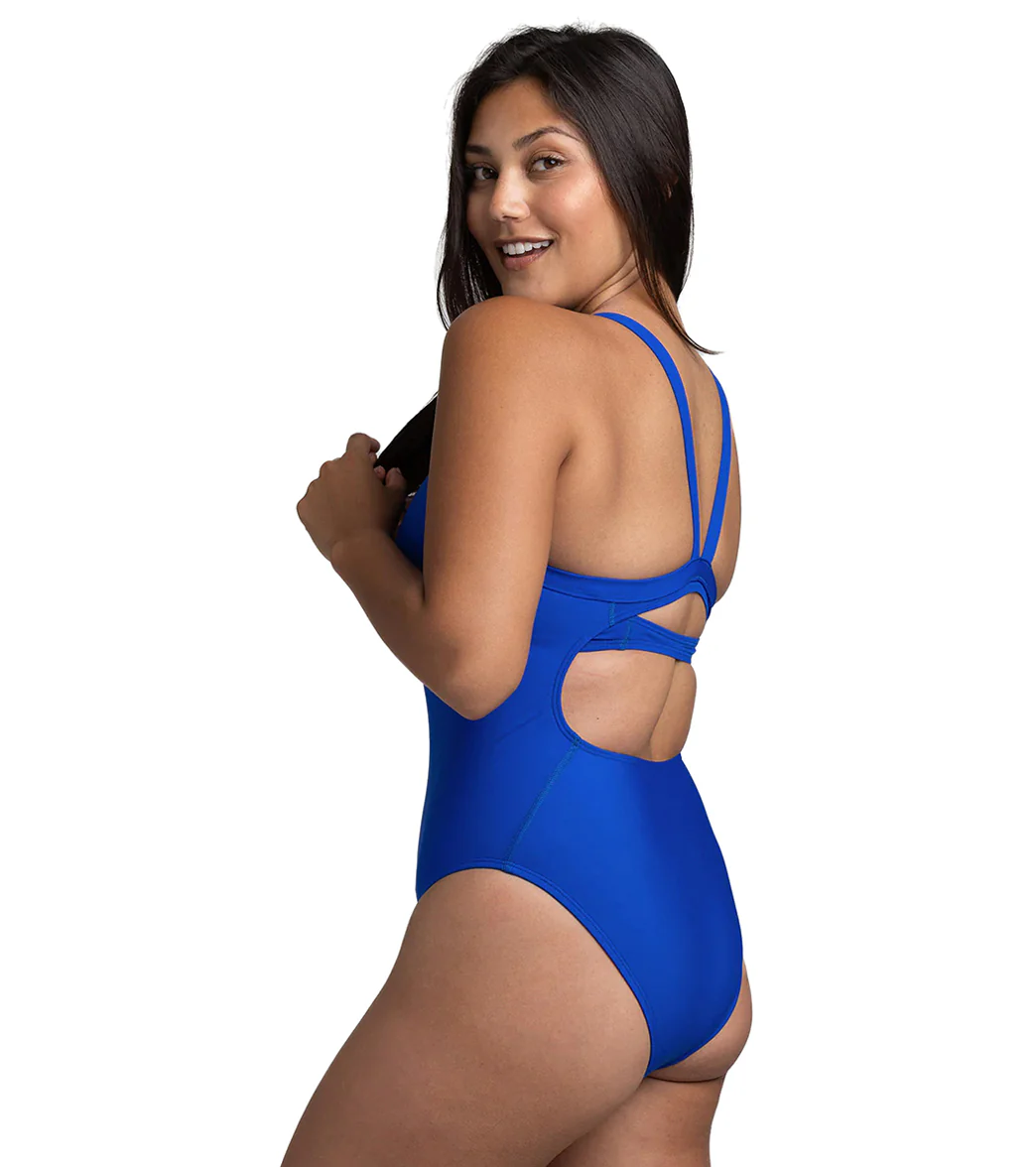 JOLYN Women's Caroline Solid One Piece Swimsuit - Image 80