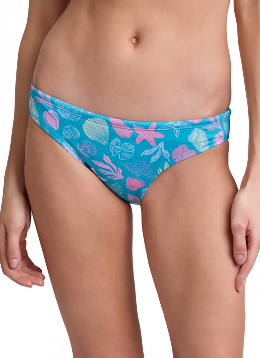 JOLYN Women's Coral Blush Andy Printed Bikini Bottom - Image 3