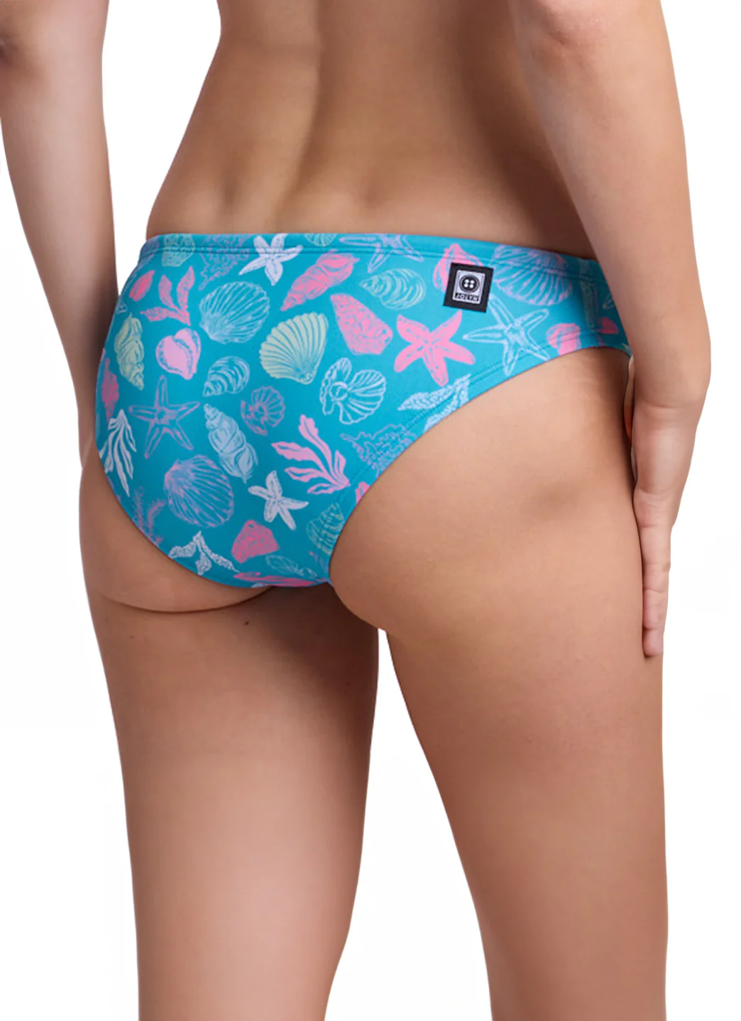 JOLYN Women's Coral Blush Andy Printed Bikini Bottom - Image 4