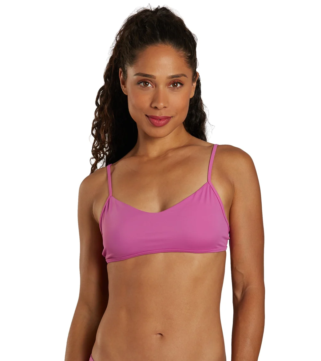 JOLYN Women's Hikari Solid Tie-Back Bikini Top - Image 12