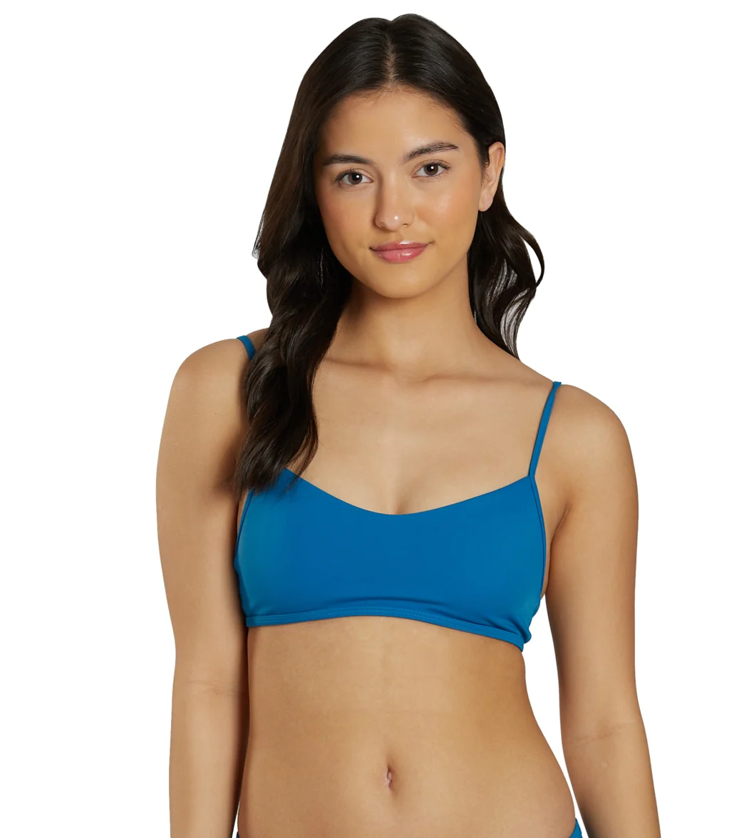 JOLYN Women's Hikari Solid Tie-Back Bikini Top - Image 13