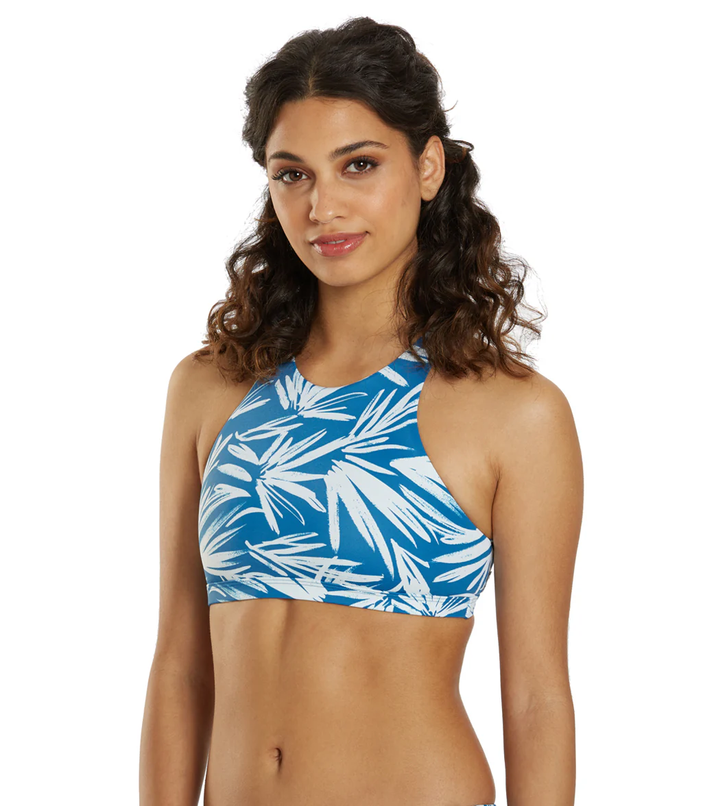 JOLYN Women's Jada Retrobana High Neck Strappy Back Bikini Top - Image 4