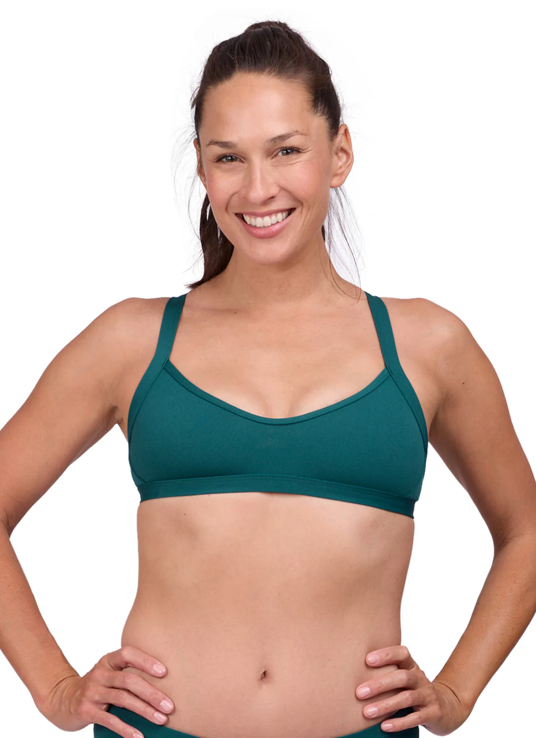 JOLYN Women's Kathleen Solid Bikini Top - Image 2