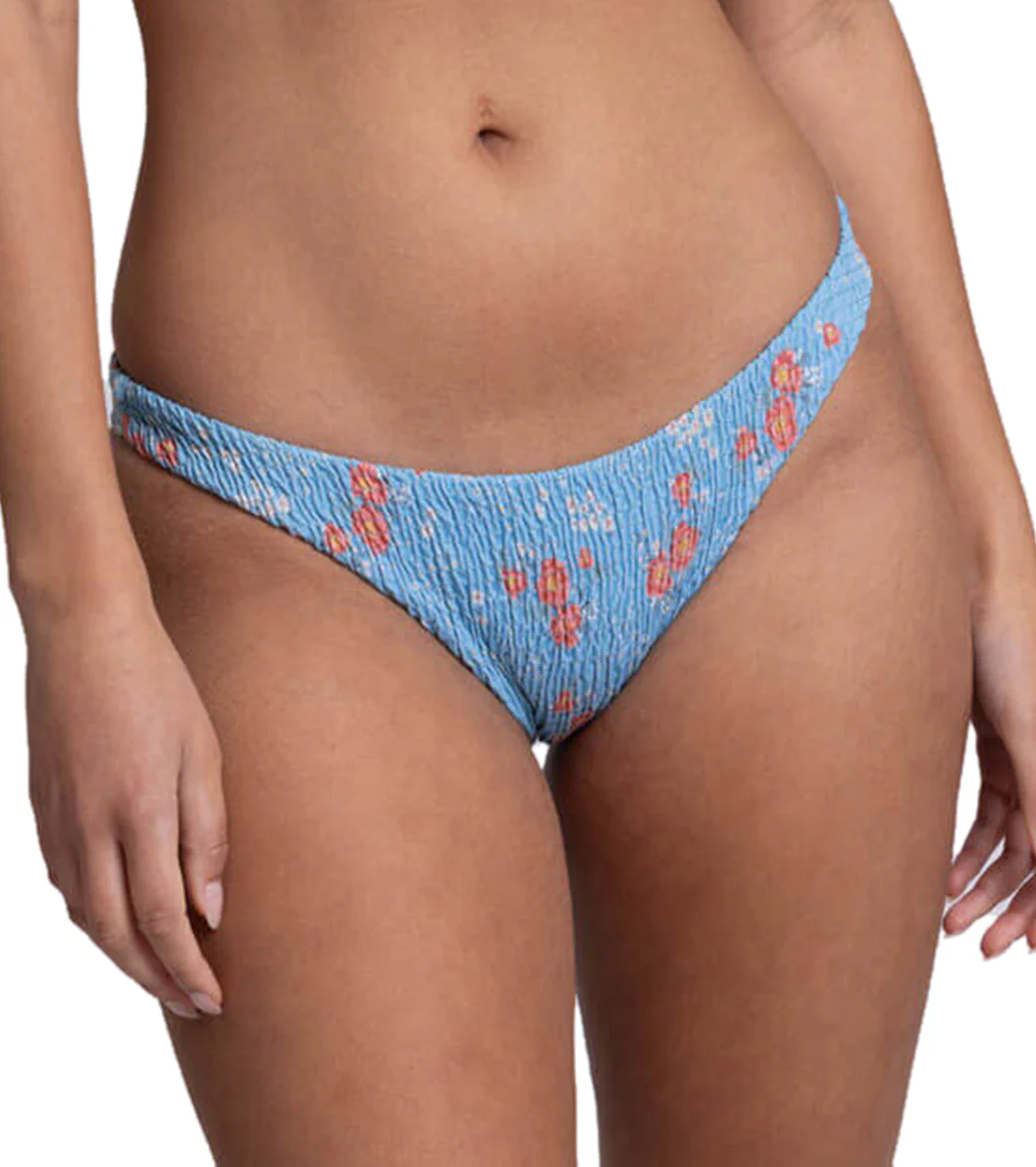 JOLYN Women's Kelia Rosalinda Smocked French Cut Bikini Bottom - Image 7
