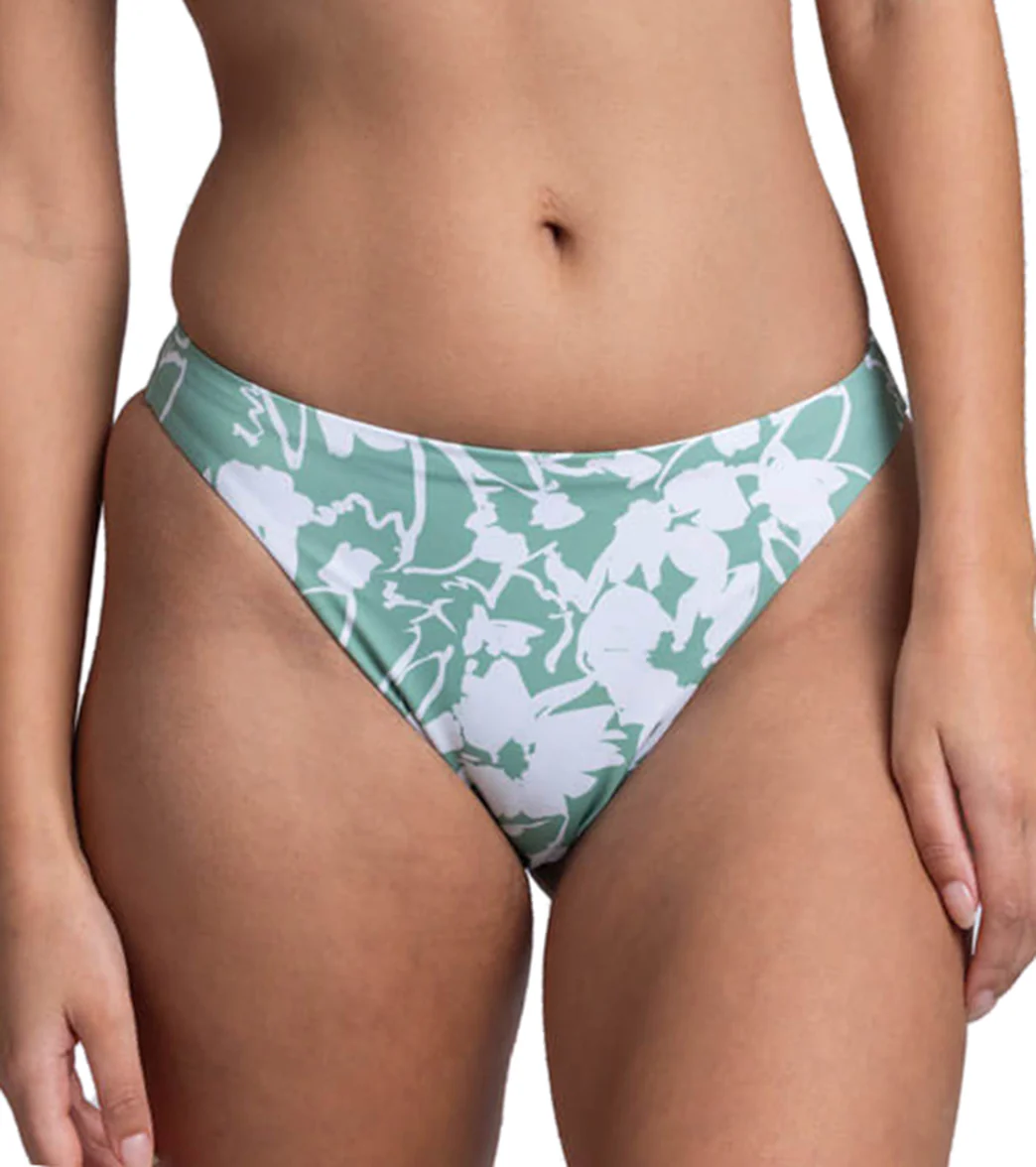 JOLYN Women's Mandy Floriana Cinch Detail French Cut Bikini Bottom - Image 6