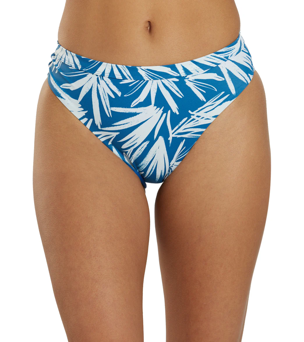JOLYN Women's Nora Retrobana High Waist Key Hole Back Bikini Bottom - Image 2