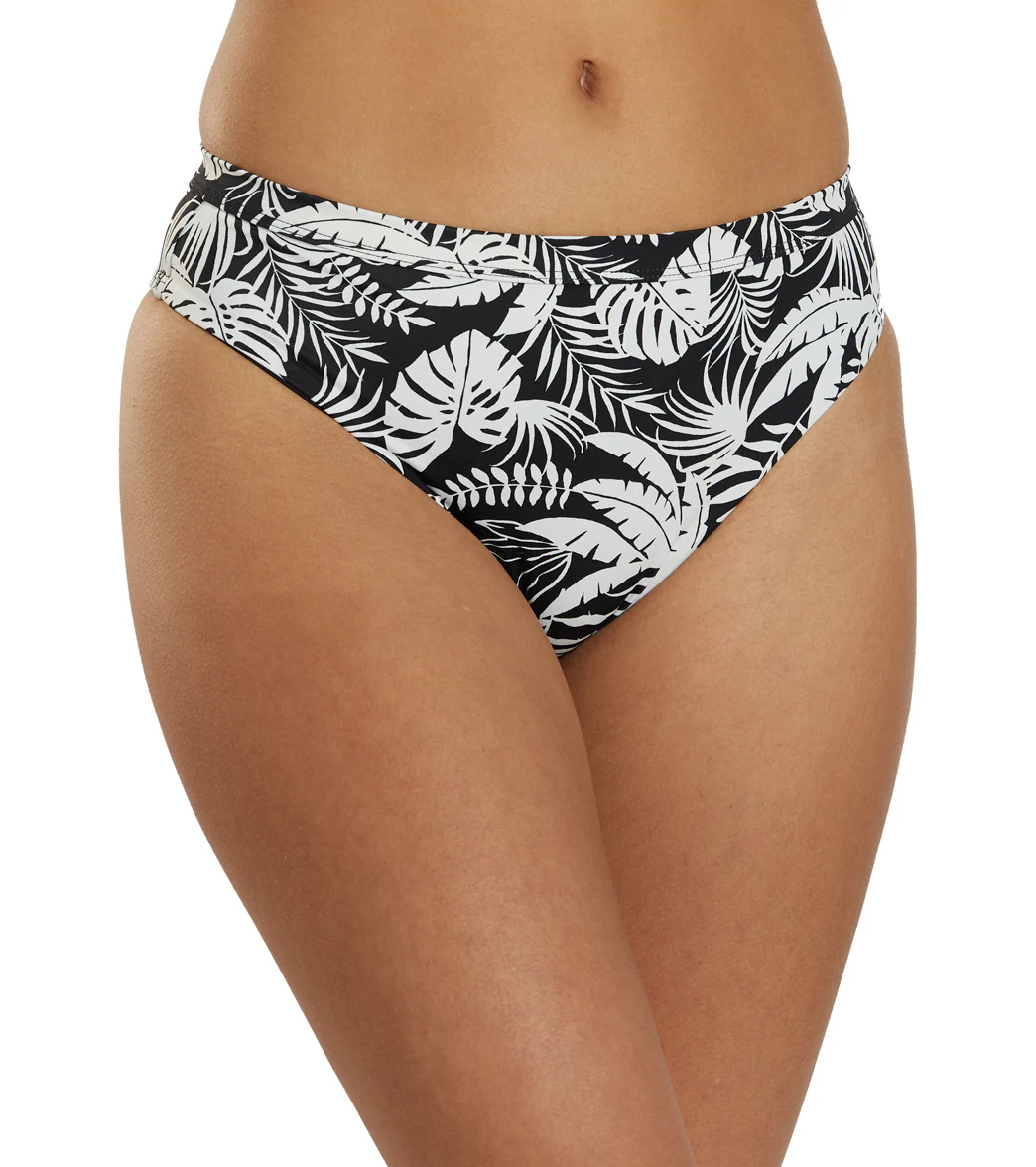 JOLYN Women's Nora Tropicana High Waist Key Hole Back Bikini Bottom - Image 3
