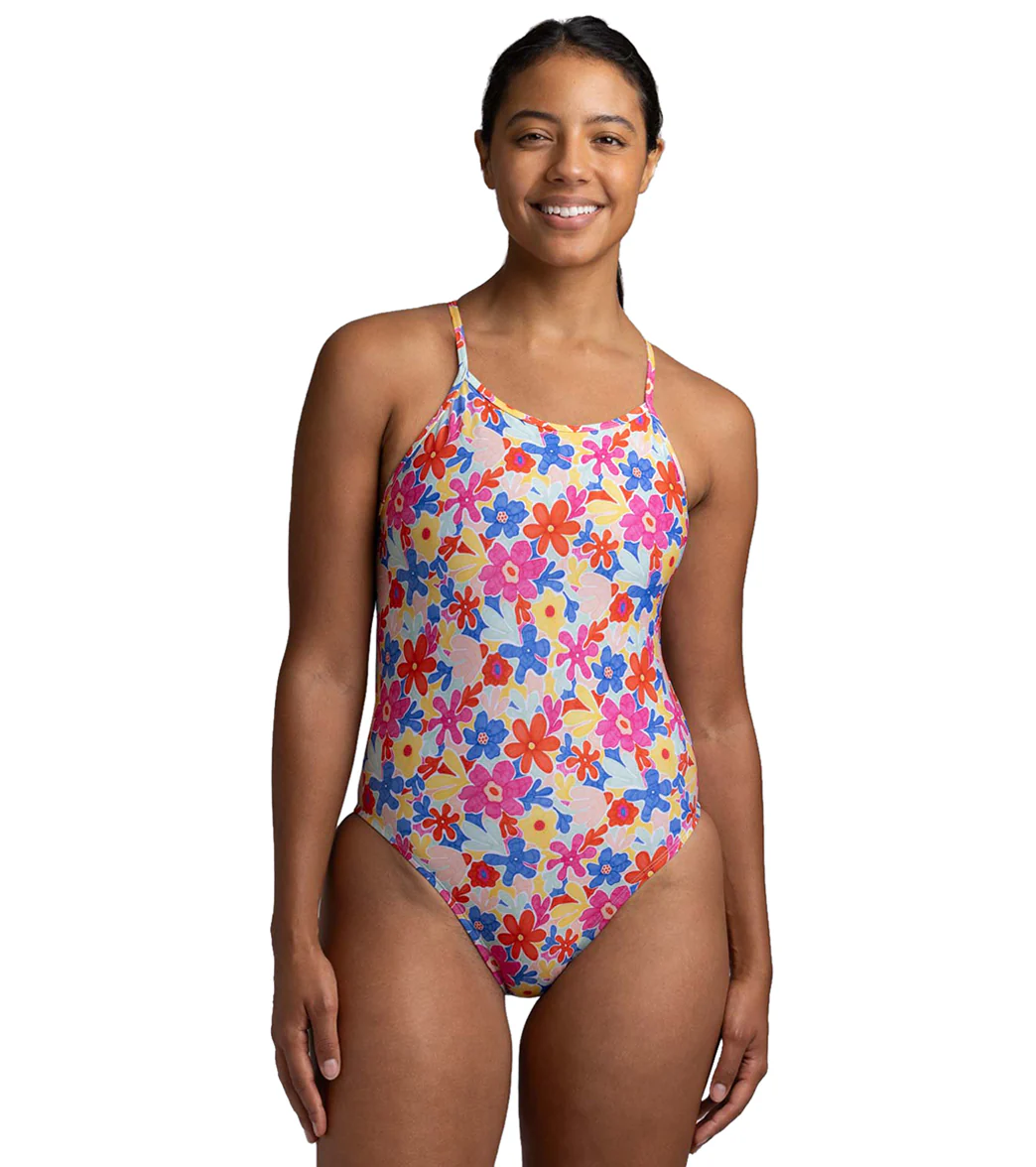 JOLYN Women's Perry Happy Flora One Piece Swimsuit - Image 8