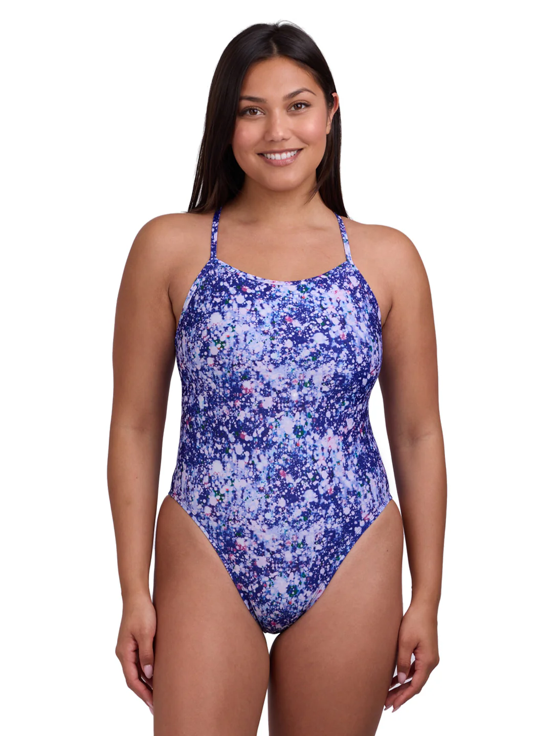 JOLYN Women's Perry Paintsplash One Piece Swimsuit - Image 3