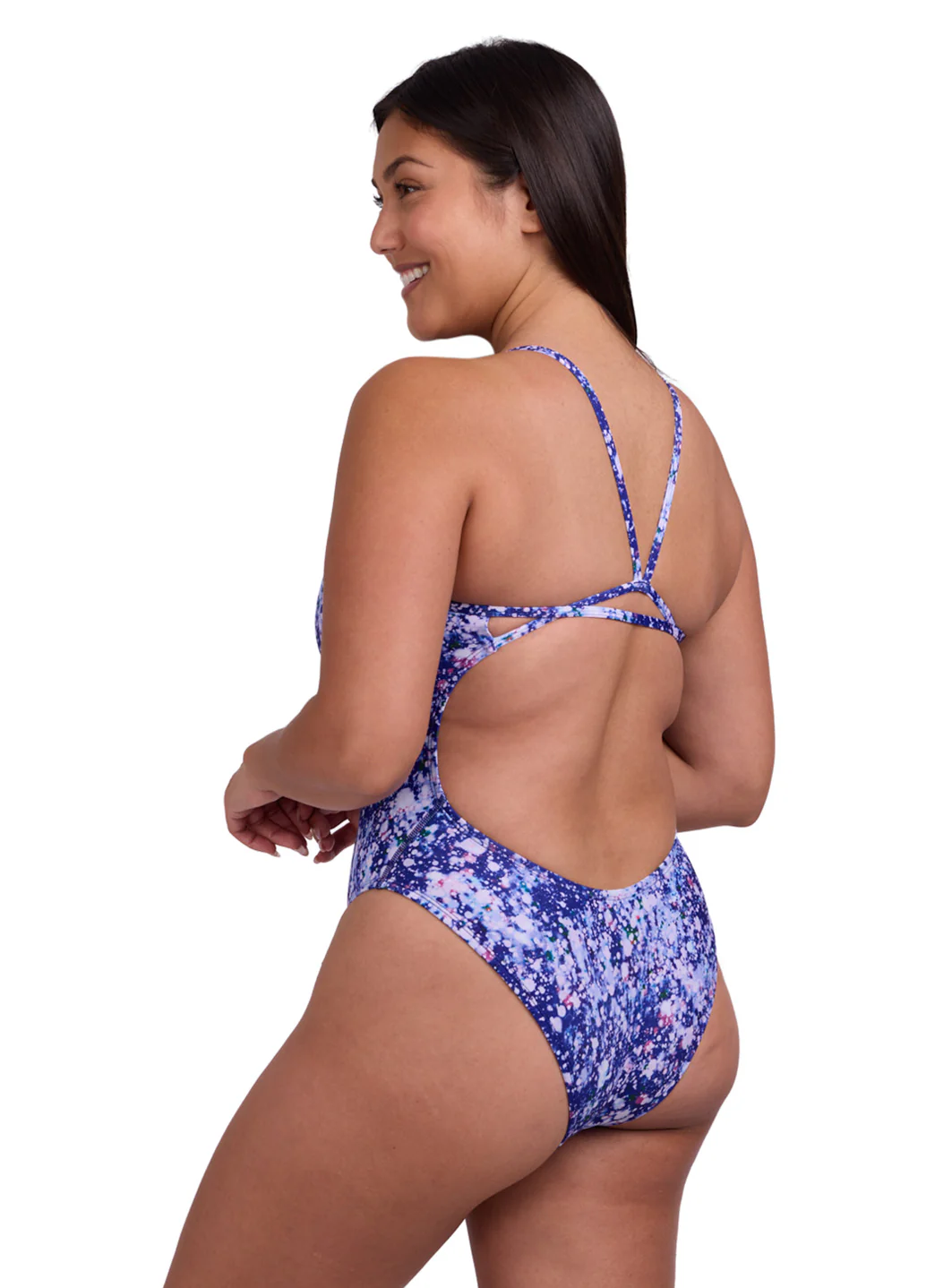 JOLYN Women's Perry Paintsplash One Piece Swimsuit - Image 6